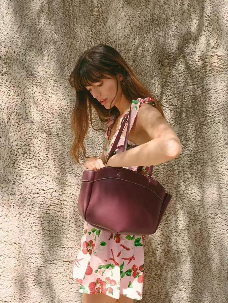 Spacious PU Leather Crossbody Bag