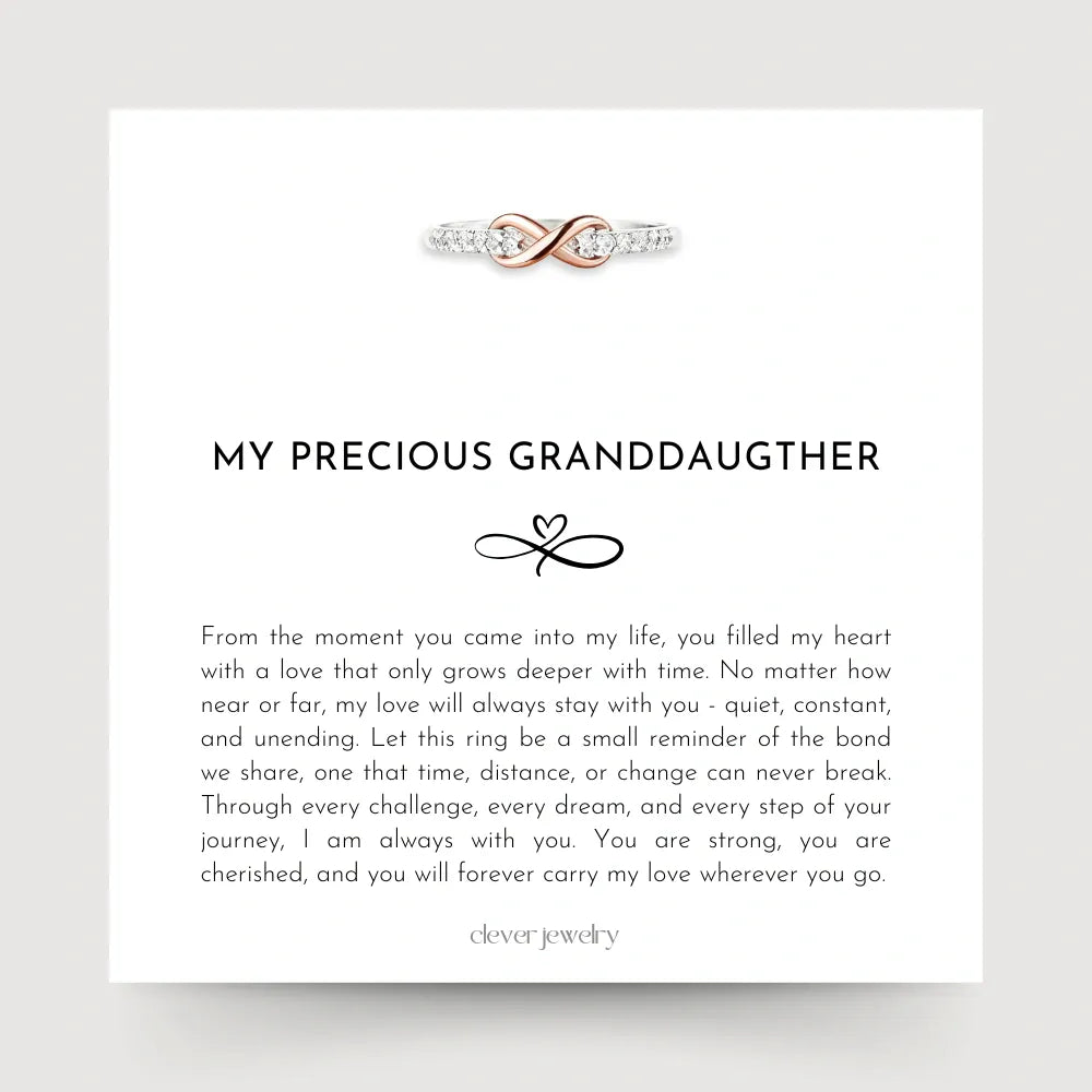 Forever in My Heart - Granddaughter Love Ring