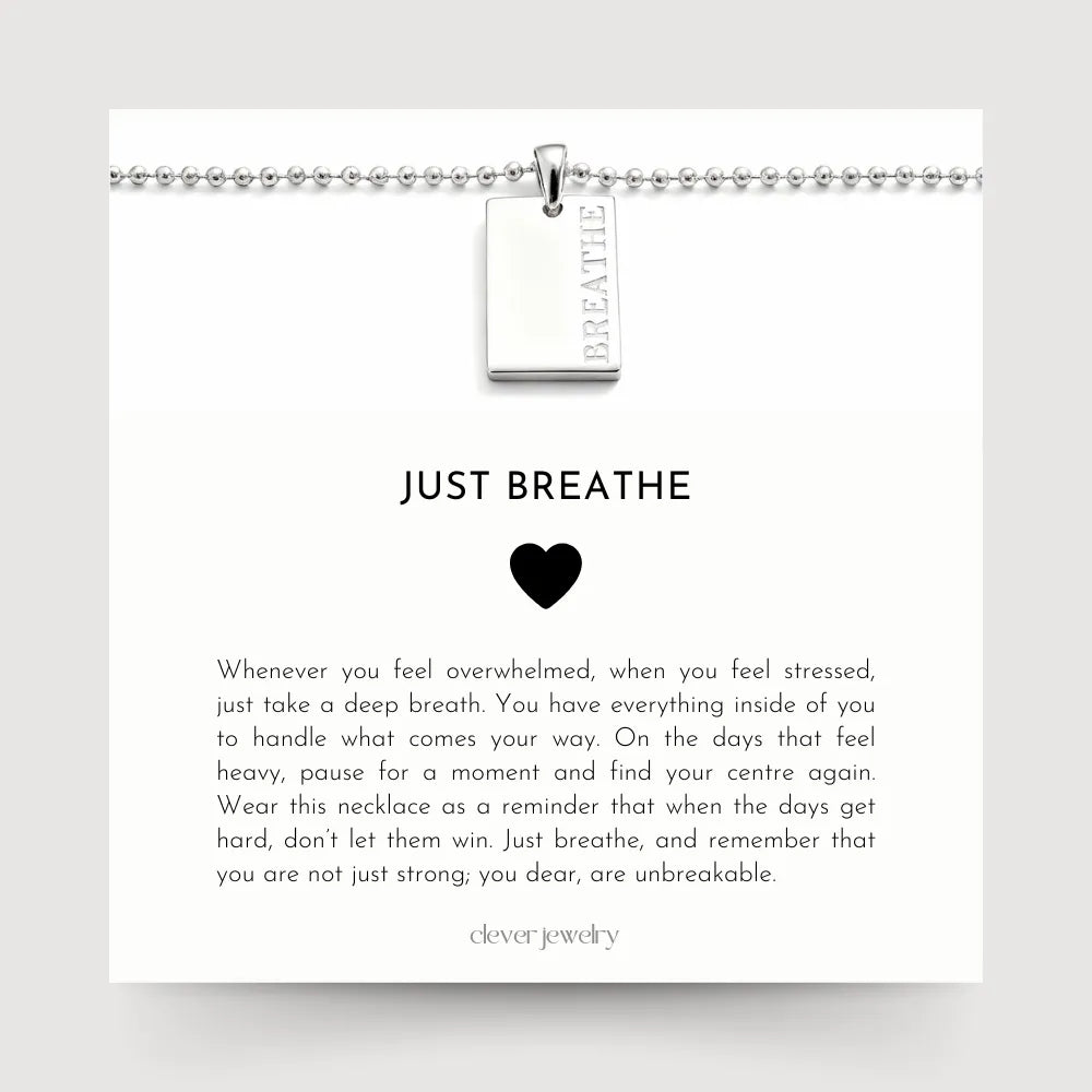 Breathe Easy Pendant Necklace