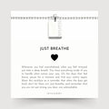 Breathe Easy Pendant Necklace