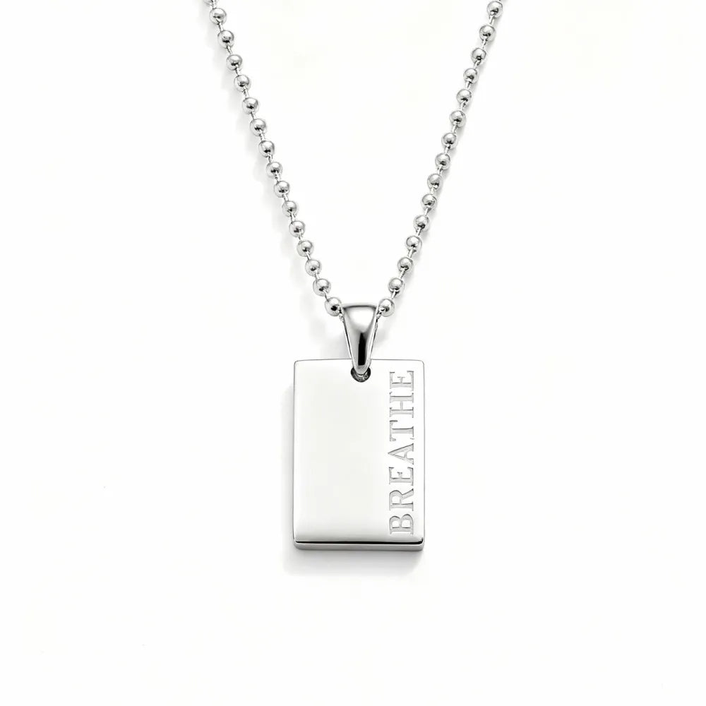 Breathe Easy Pendant Necklace