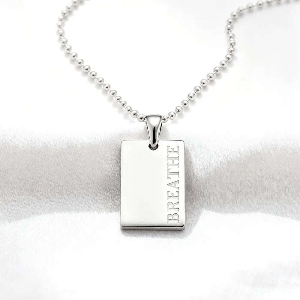 Breathe Easy Pendant Necklace