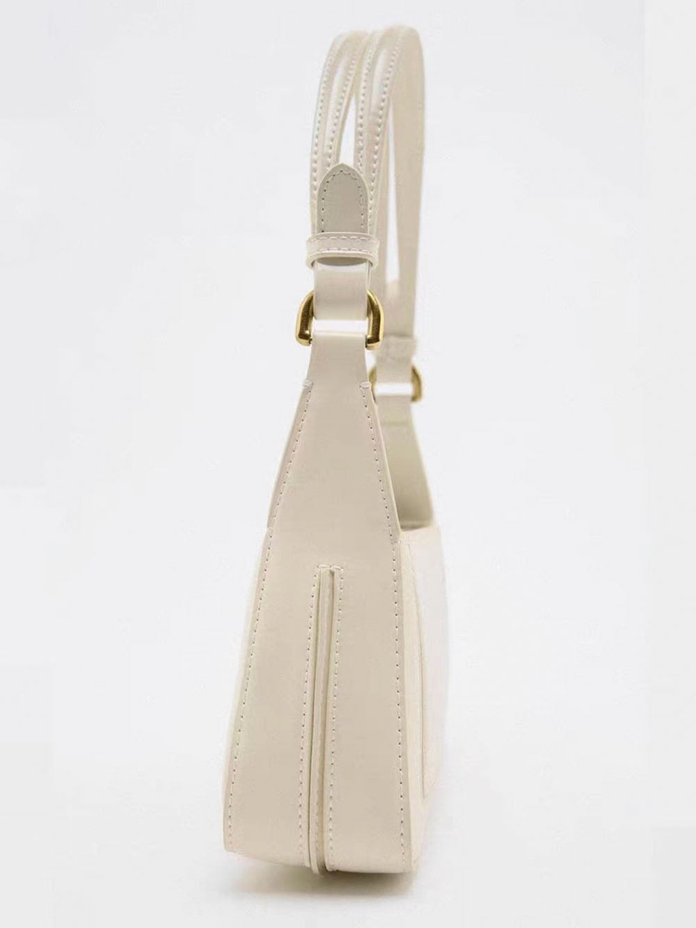 Square Faux Patent Leather Shoulder Bag