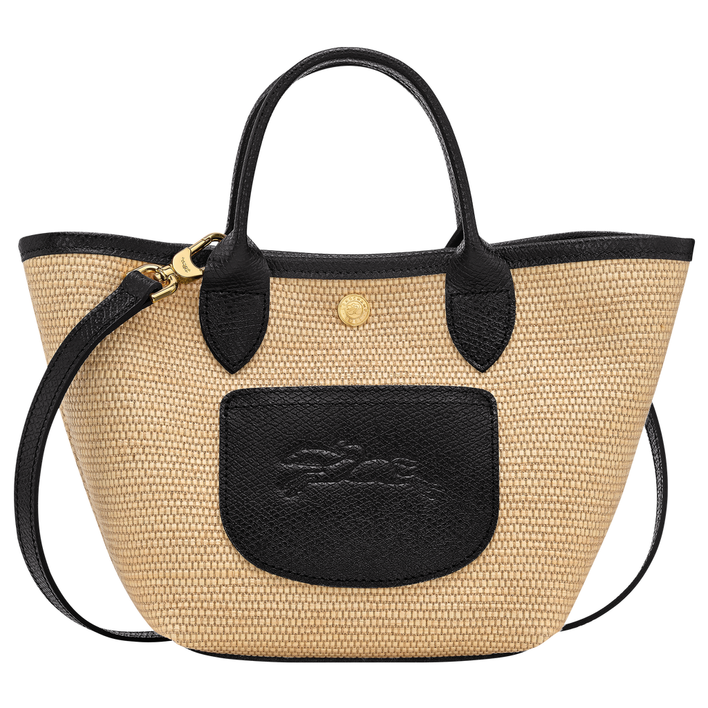 Longchamp Le Pliage XS Black Canvas Basket Bag