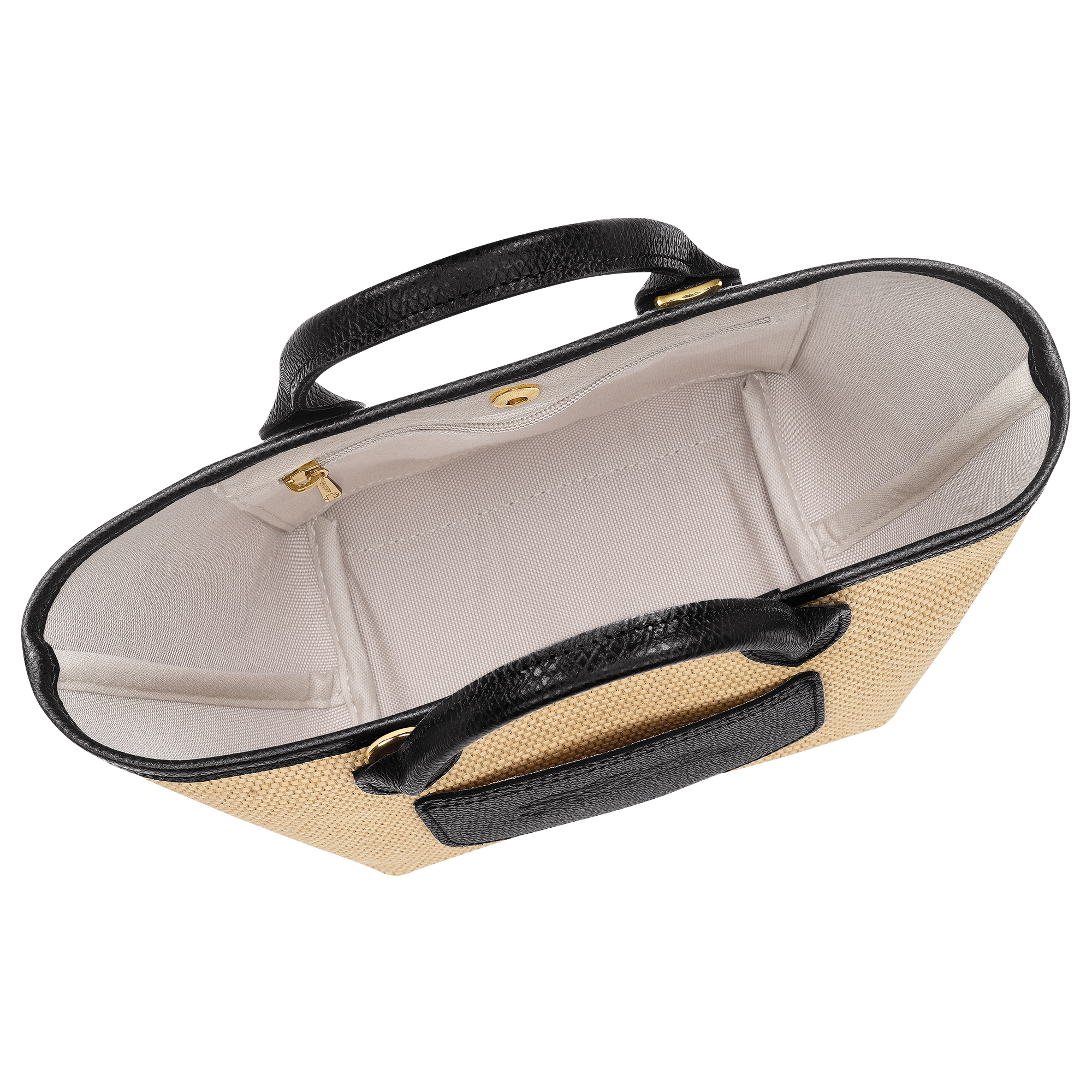 Longchamp Le Pliage XS Black Canvas Basket Bag