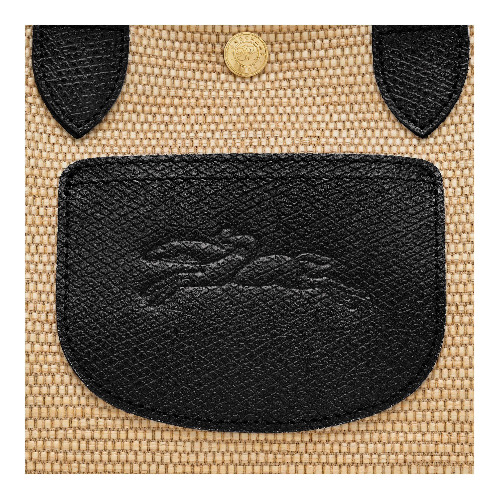 Longchamp Le Pliage XS Black Canvas Basket Bag