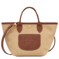 Longchamp Le Pliage XS Brown Canvas Basket Bag