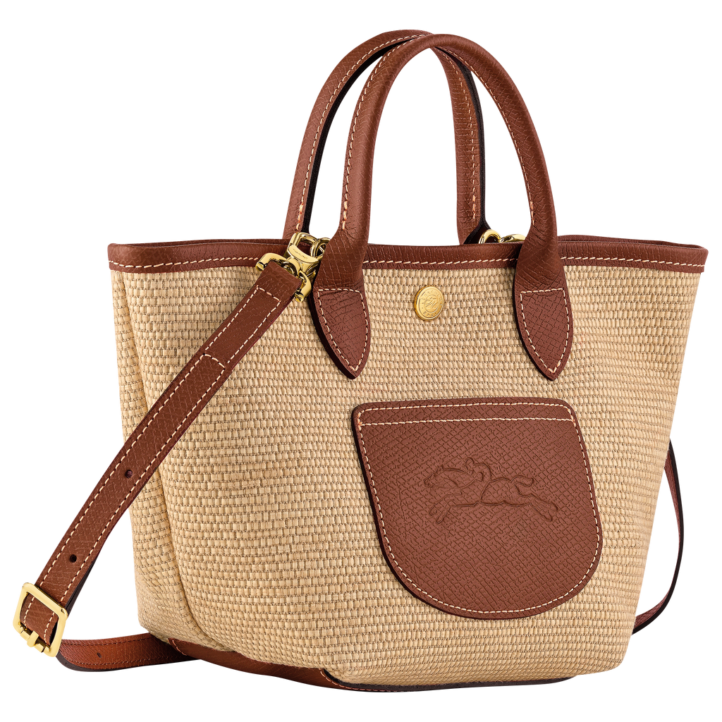 Longchamp Le Pliage XS Brown Canvas Basket Bag