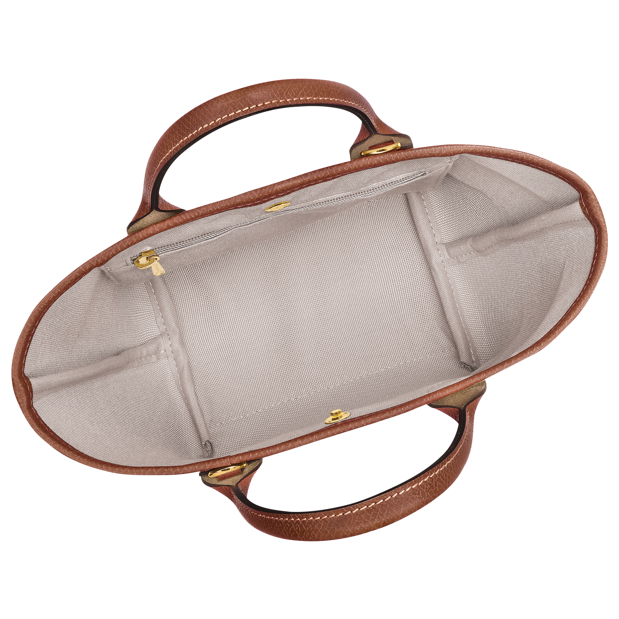 Longchamp Le Pliage XS Brown Canvas Basket Bag