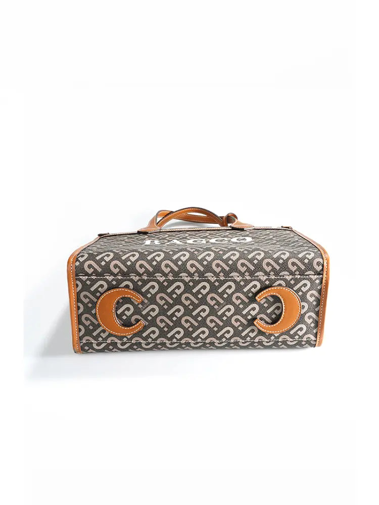Stylish Printed Crossbody Tote Bag