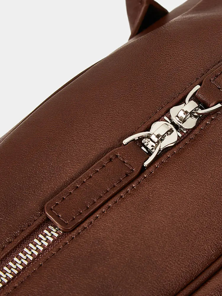 Vegetable-Tanned Leather Toast Box Bag