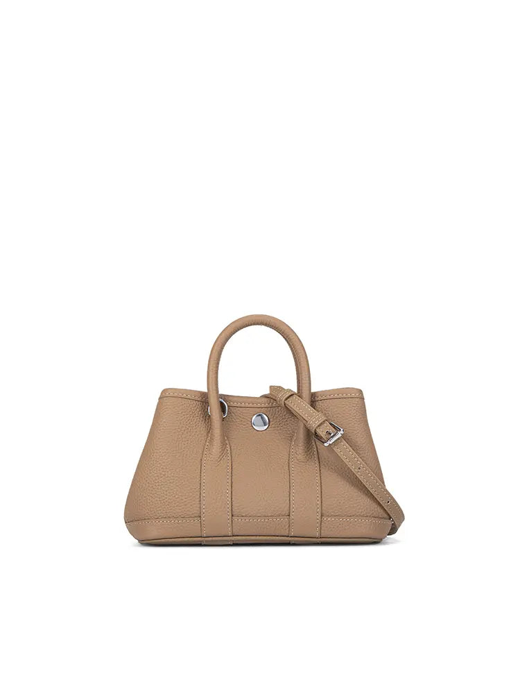 2025 Sleek Leather Vertical Tote Crossbody Bag