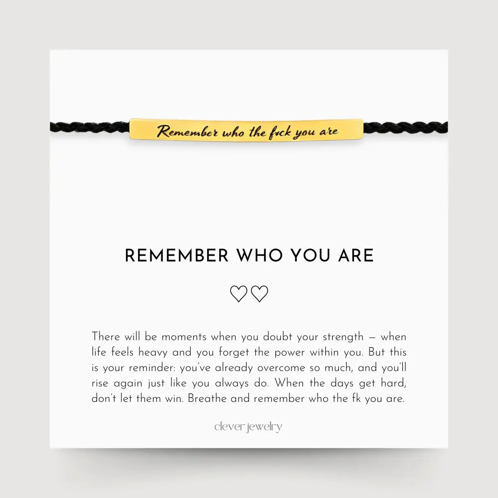 Embrace Your True Self - Inspirational Bracelet