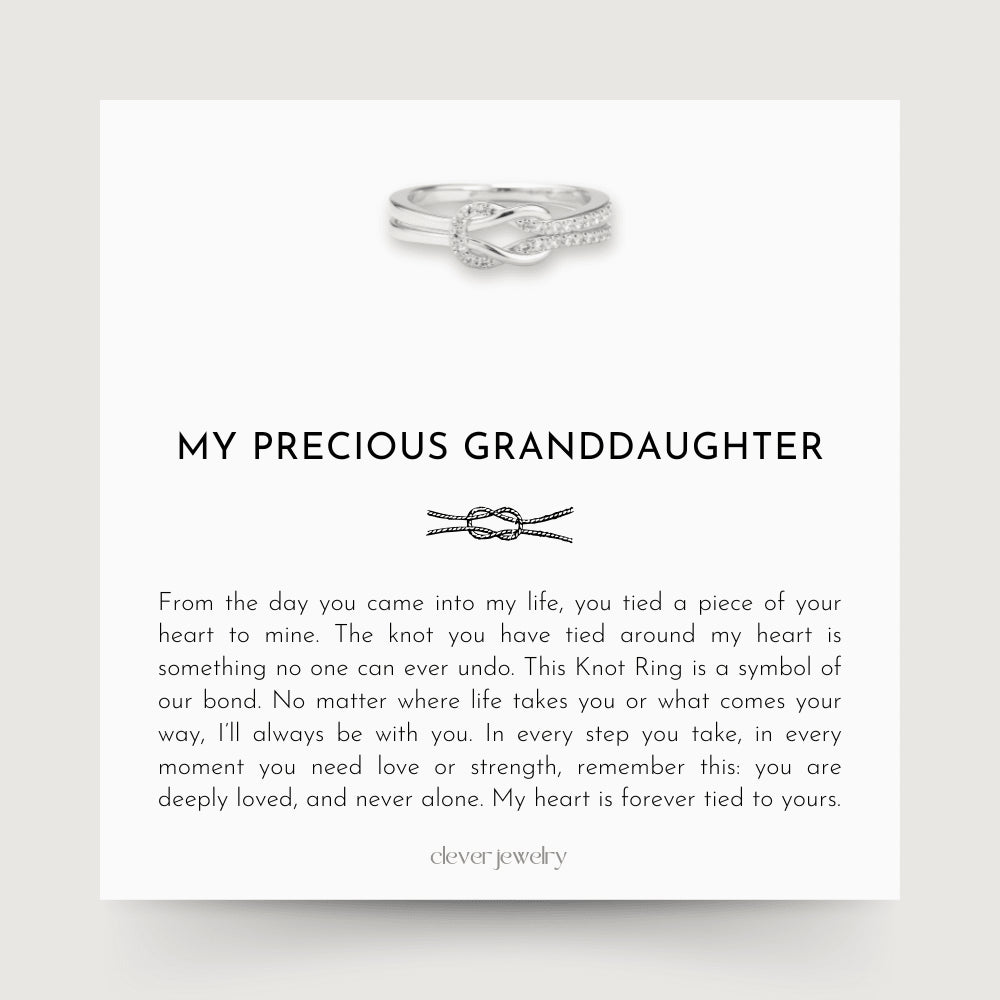 Love Knot Ring for My Granddaughter