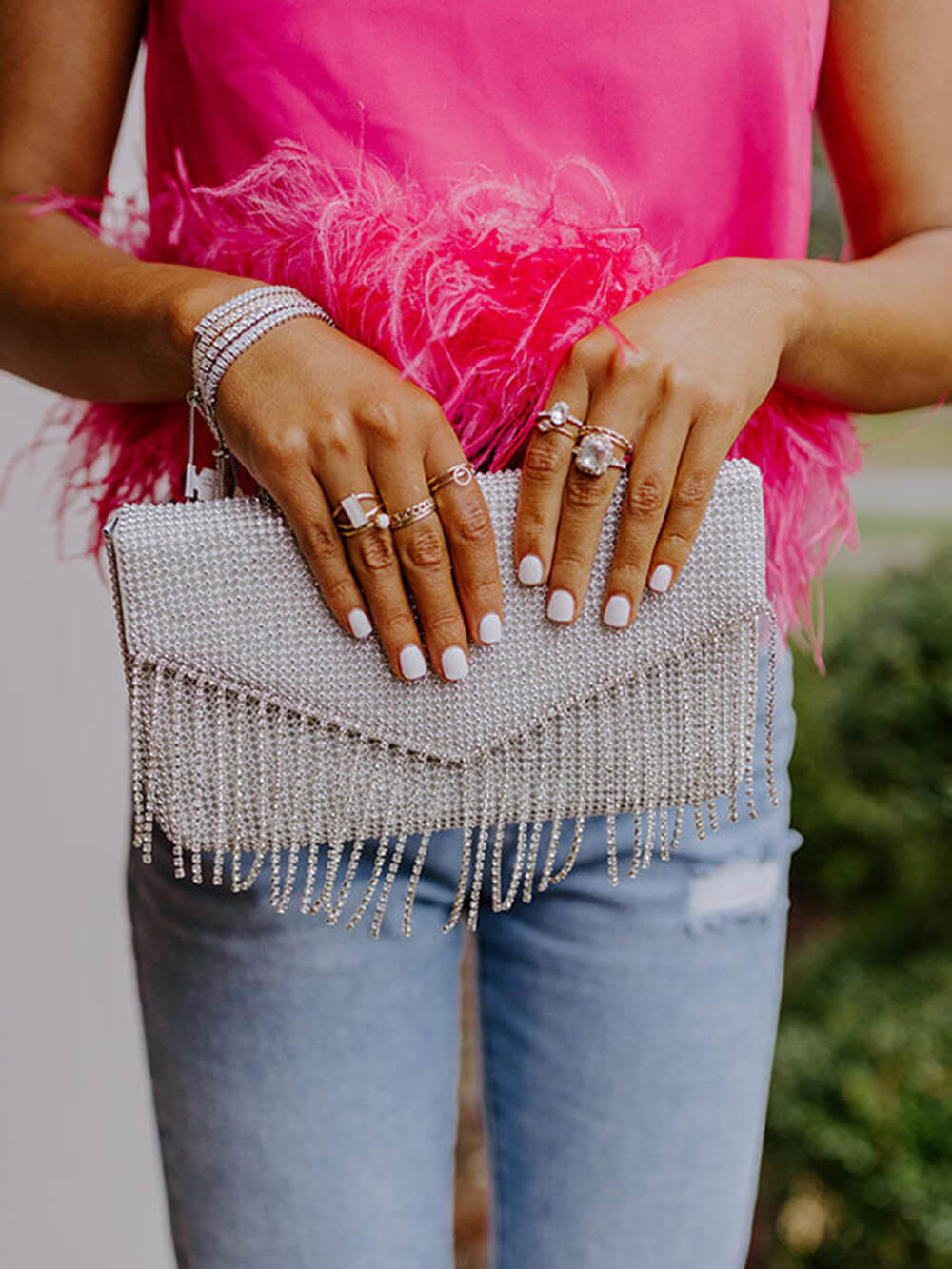 Rhinestone Clutch for VIP Parties