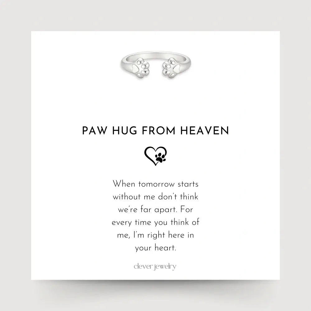 Heavenly Paw Embrace Ring