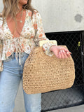 Tulum Evening Straw Tote