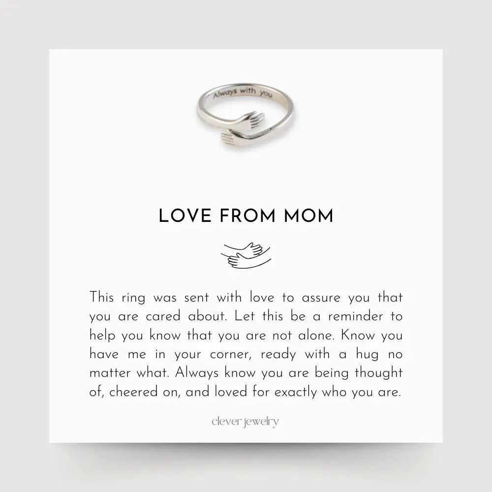 Mom's Embrace - Heartfelt Hug Ring