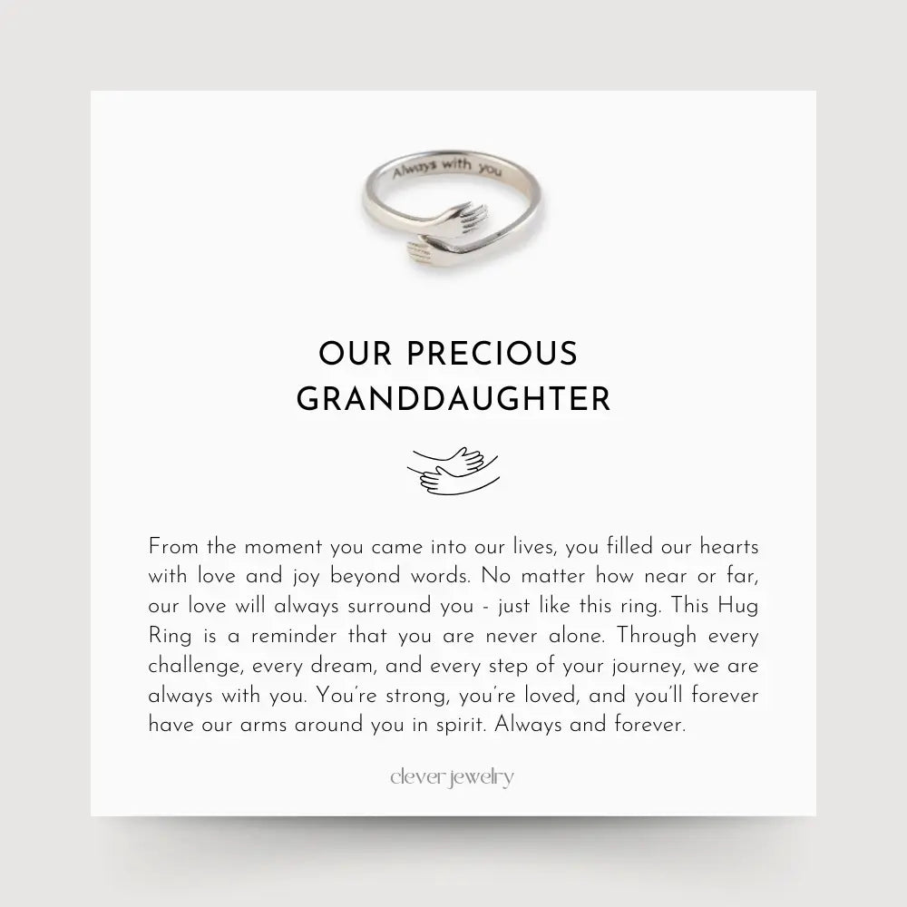 Beloved Granddaughter - Embrace Ring
