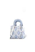 New Summer Denim Flap Shoulder Bag with Top Handle