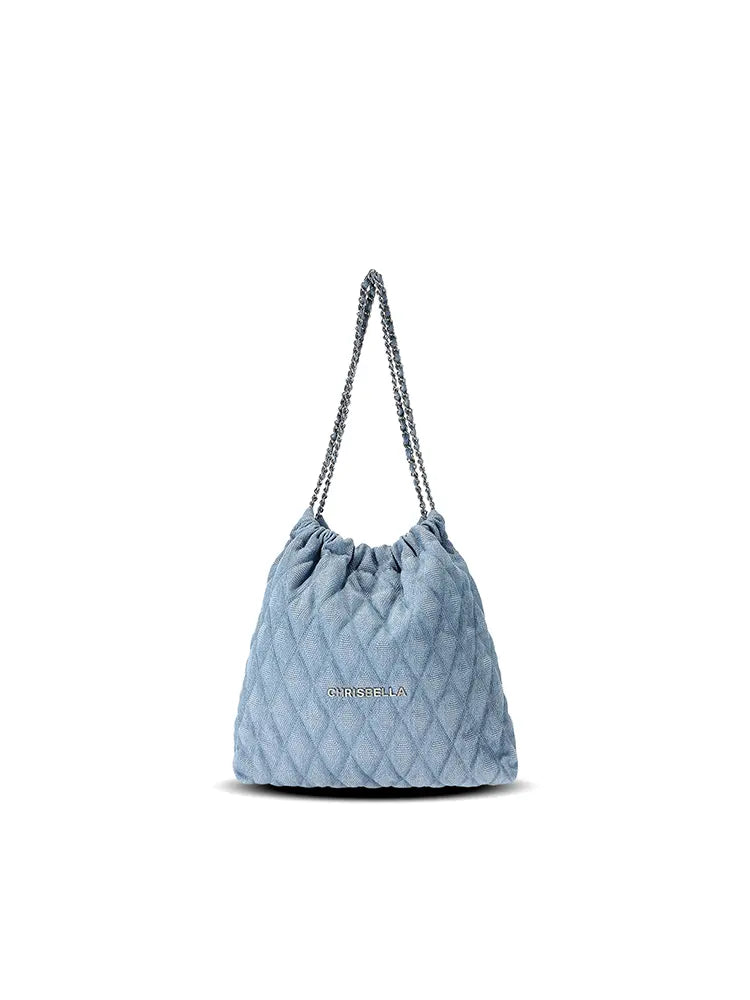 Distressed Look Relaxed Utility Tote Bag