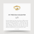 Gold Hug Ring for My Cherished Daughter