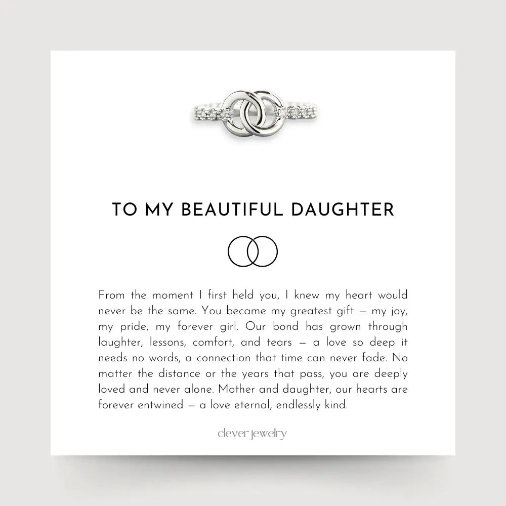 Forever Connected Ring for My Daughter