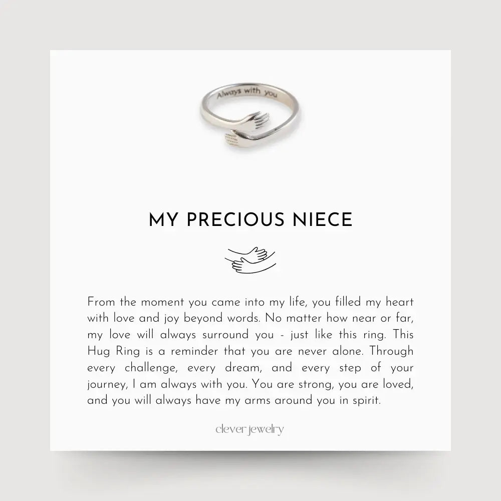 Beloved Niece - Embrace Ring