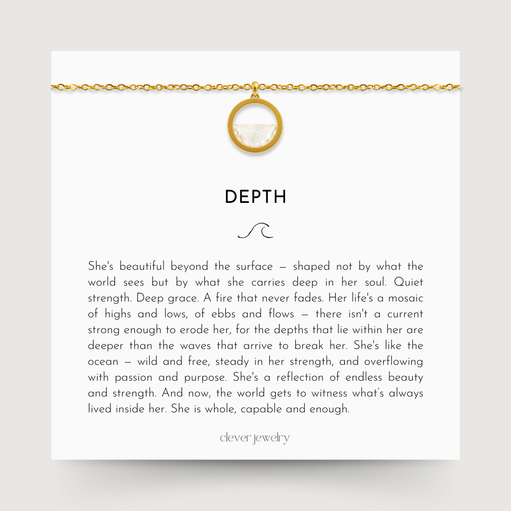 Layered Depth Pendant Necklace