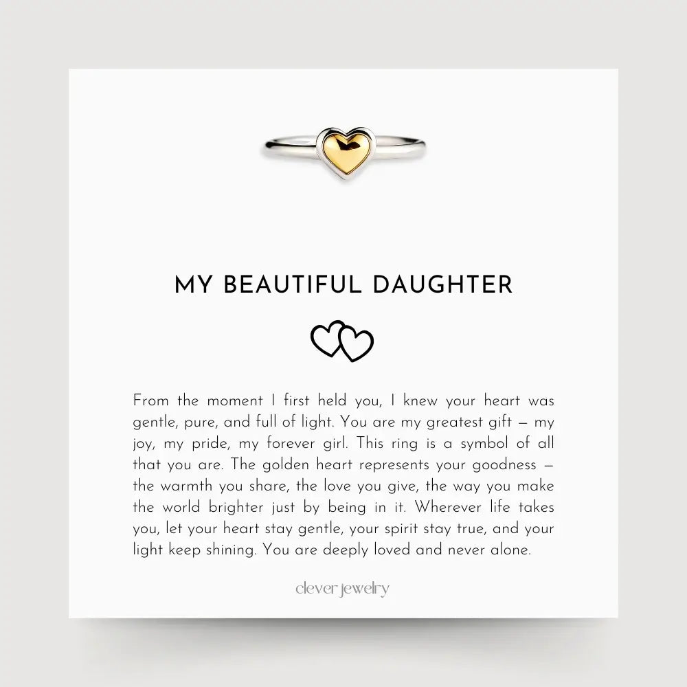 Pure Heart Ring for My Beautiful Daughter