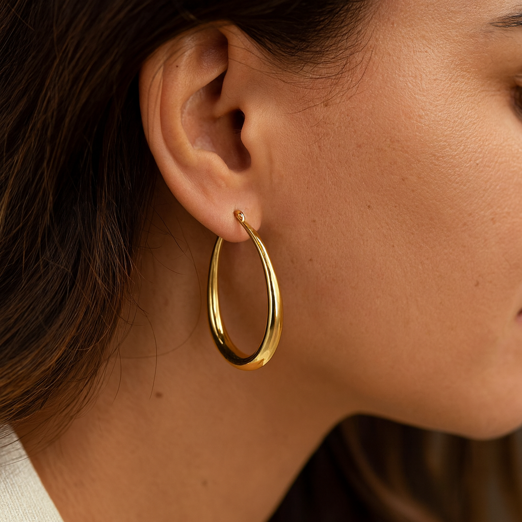 Martina – Premium Vintage Gold Earrings
