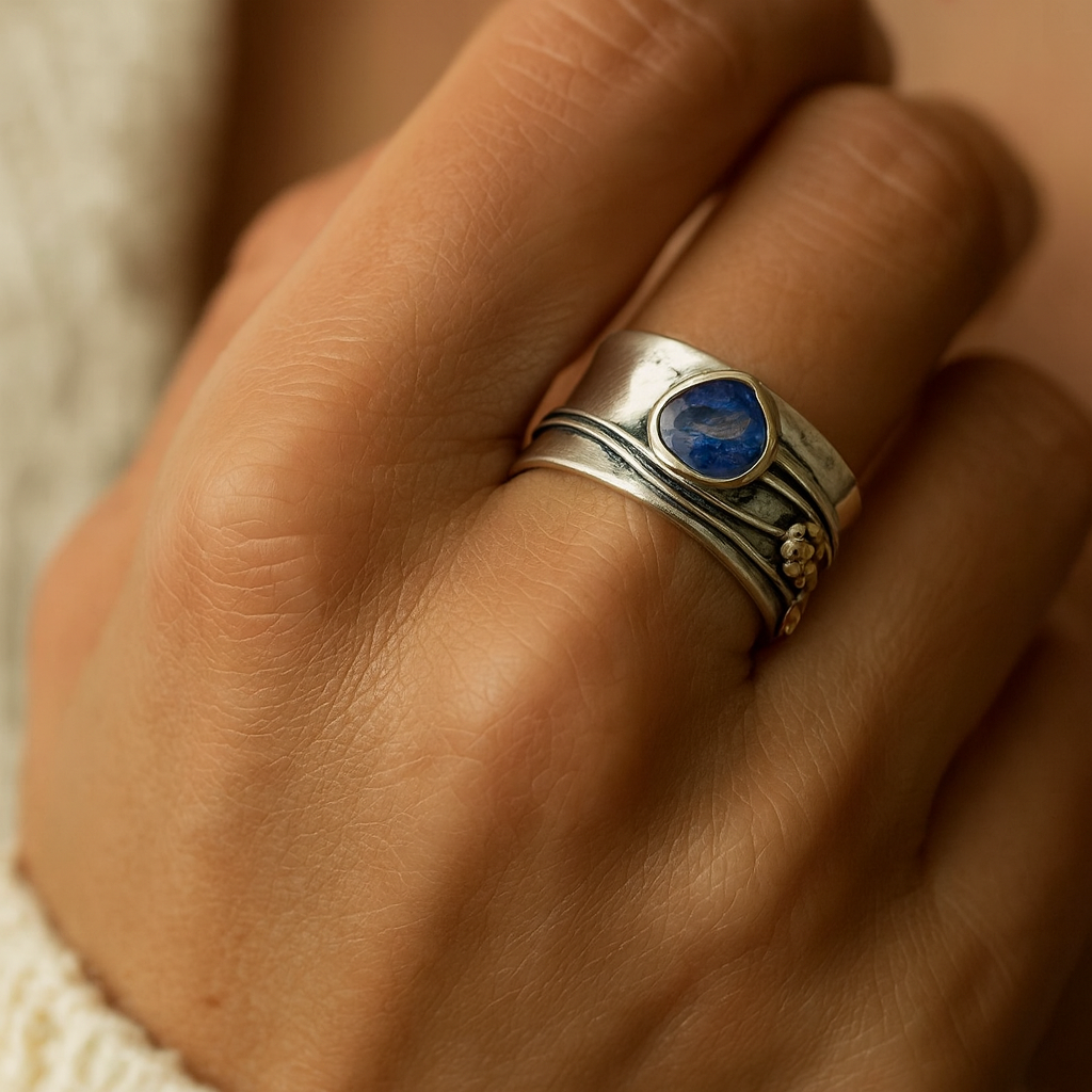 Gertrude – Bohemian Gemstone Meditation Ring