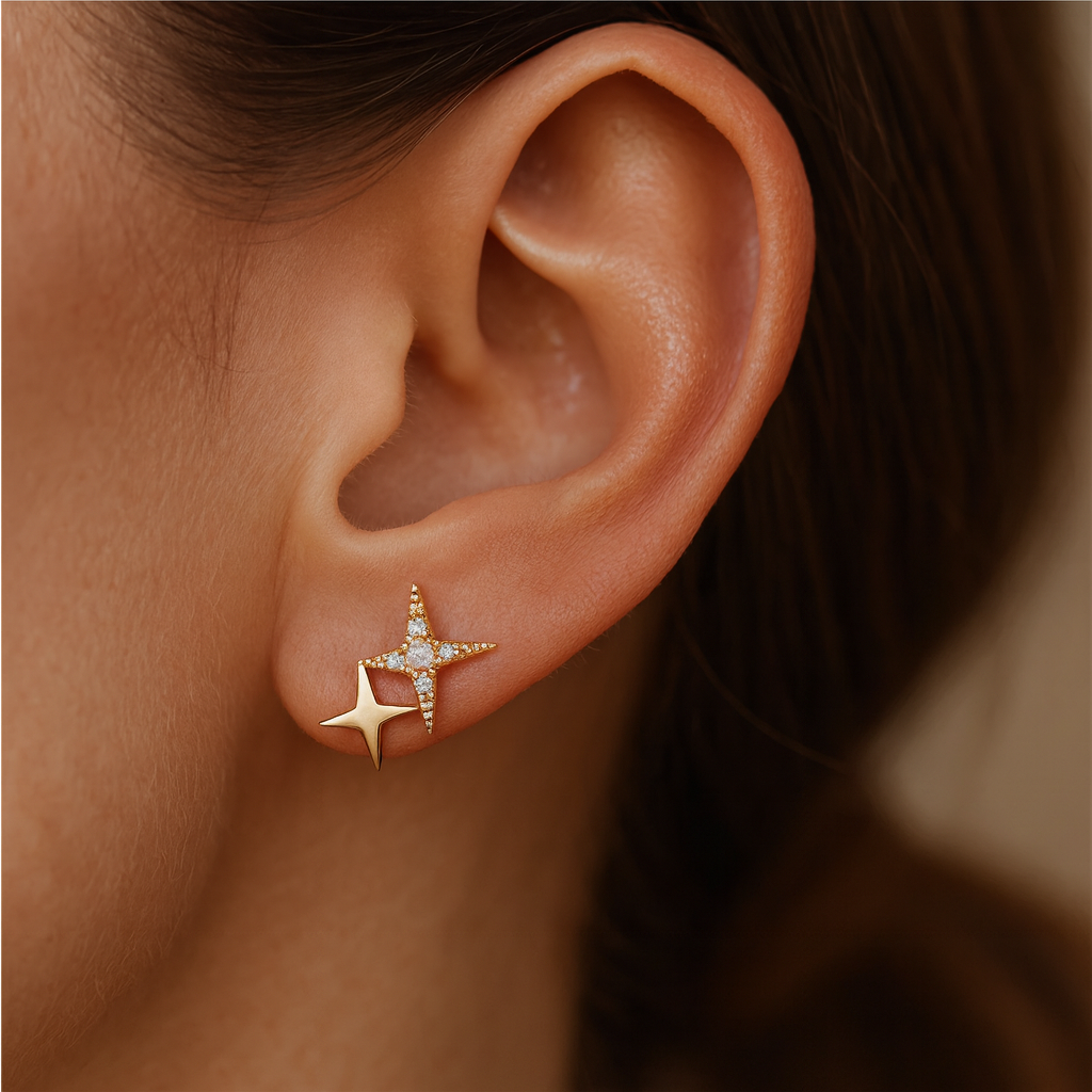 Kathrin – Dazzling Star Earrings