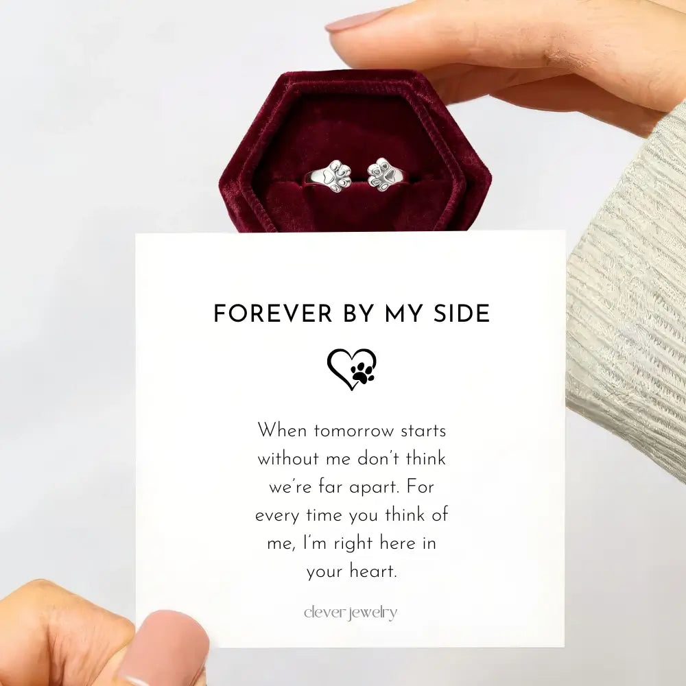 Heavenly Paw Embrace Ring
