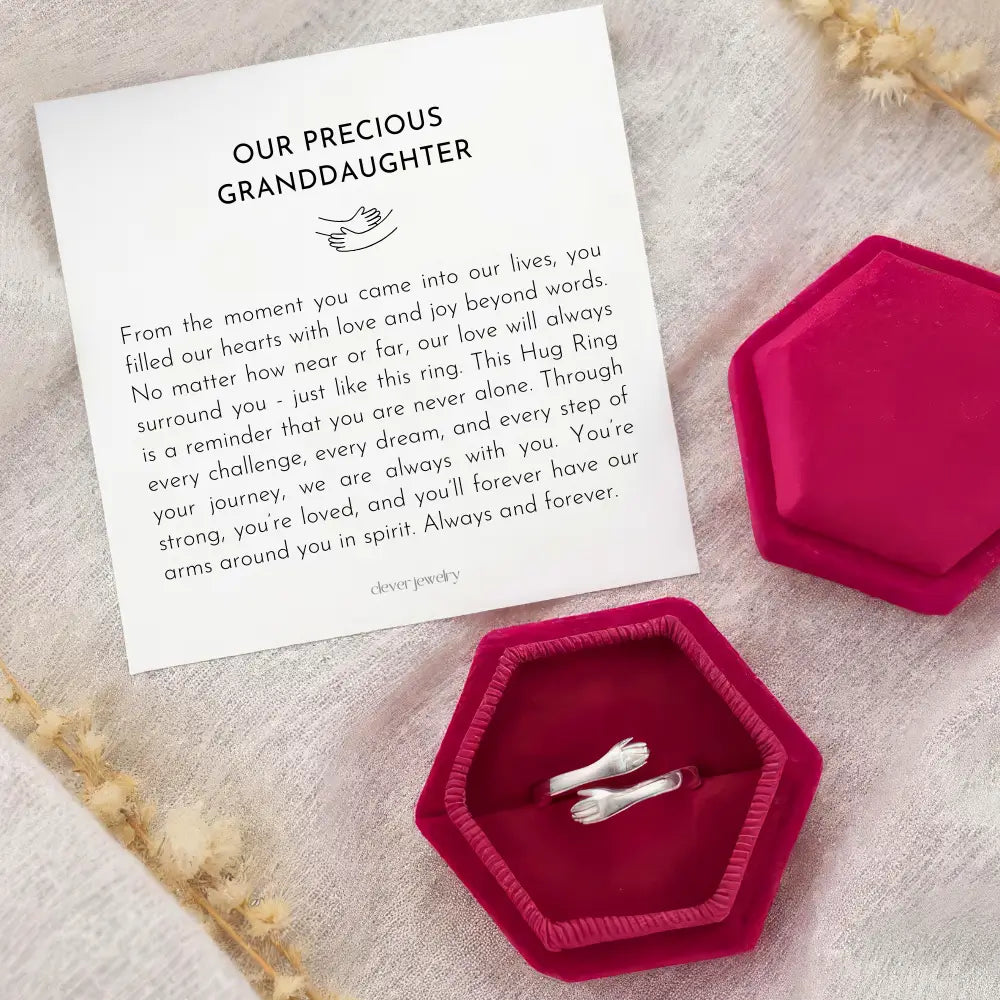 Beloved Granddaughter - Embrace Ring