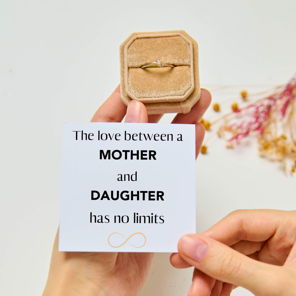 Mother-Daughter Infinity Ring