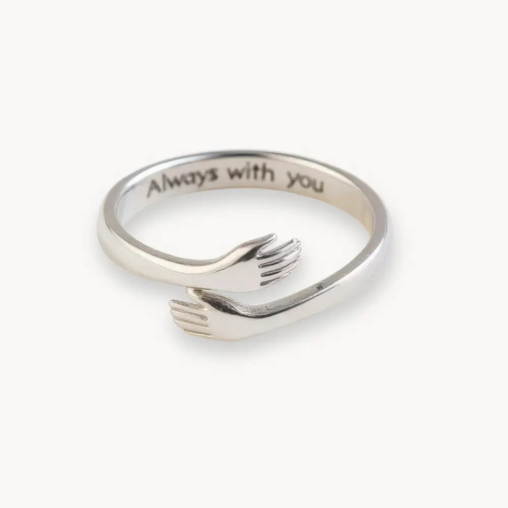 Mom's Embrace - Heartfelt Hug Ring