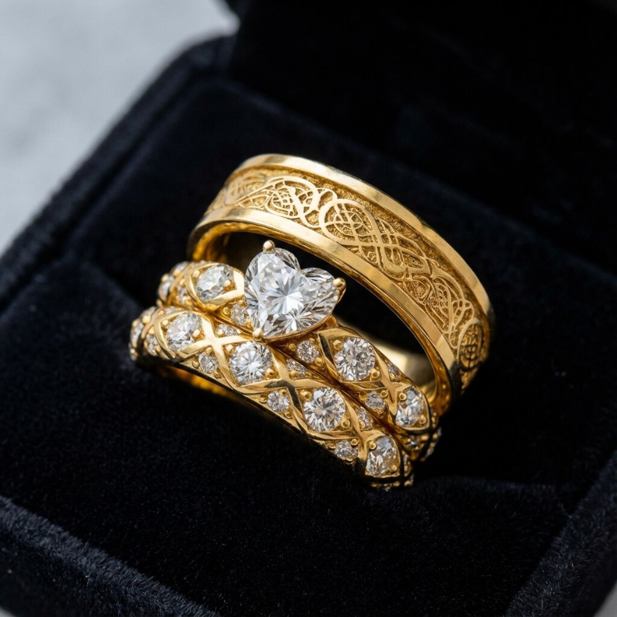 Celtic Dragon-Inspired Rings