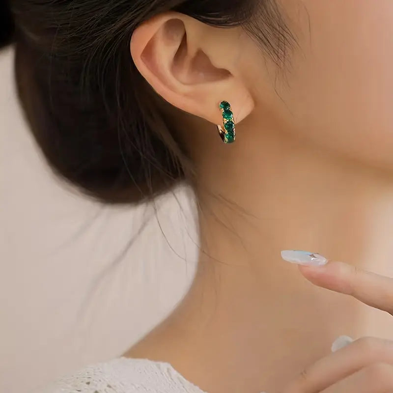 Gold Drop Earrings with Coastal Inspiration