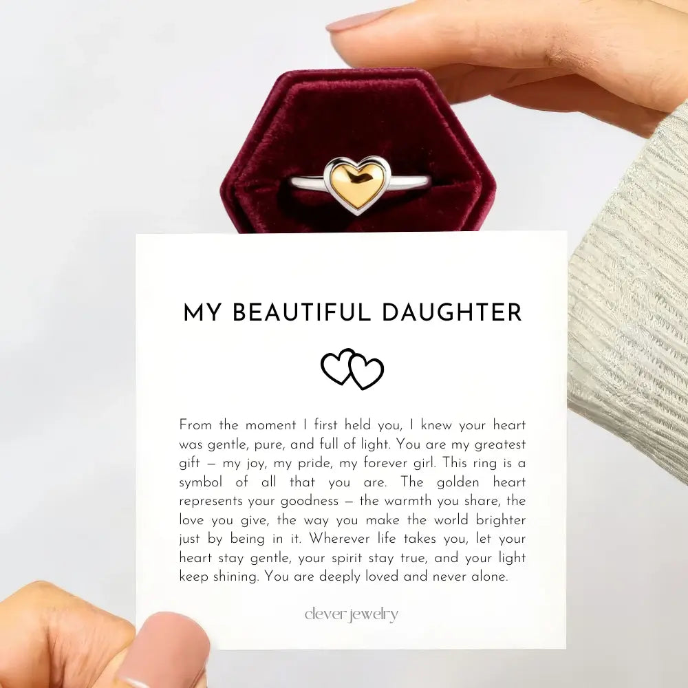 Pure Heart Ring for My Beautiful Daughter