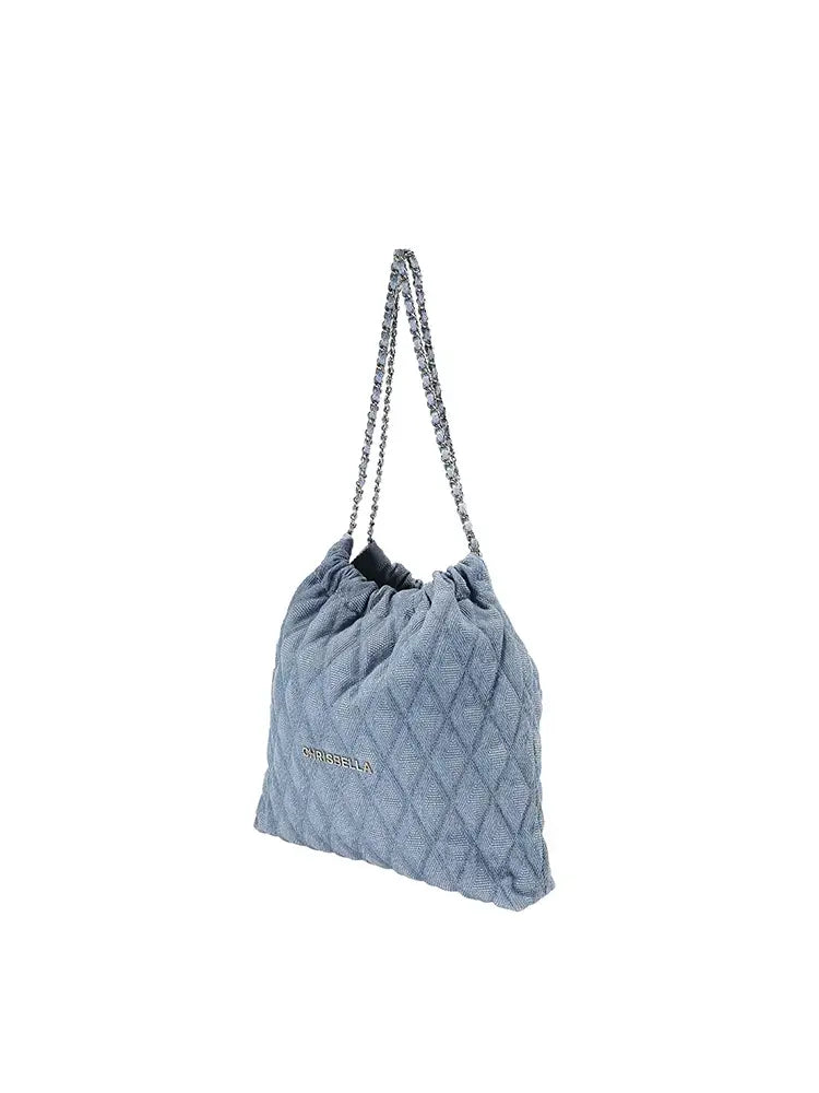 Distressed Look Relaxed Utility Tote Bag