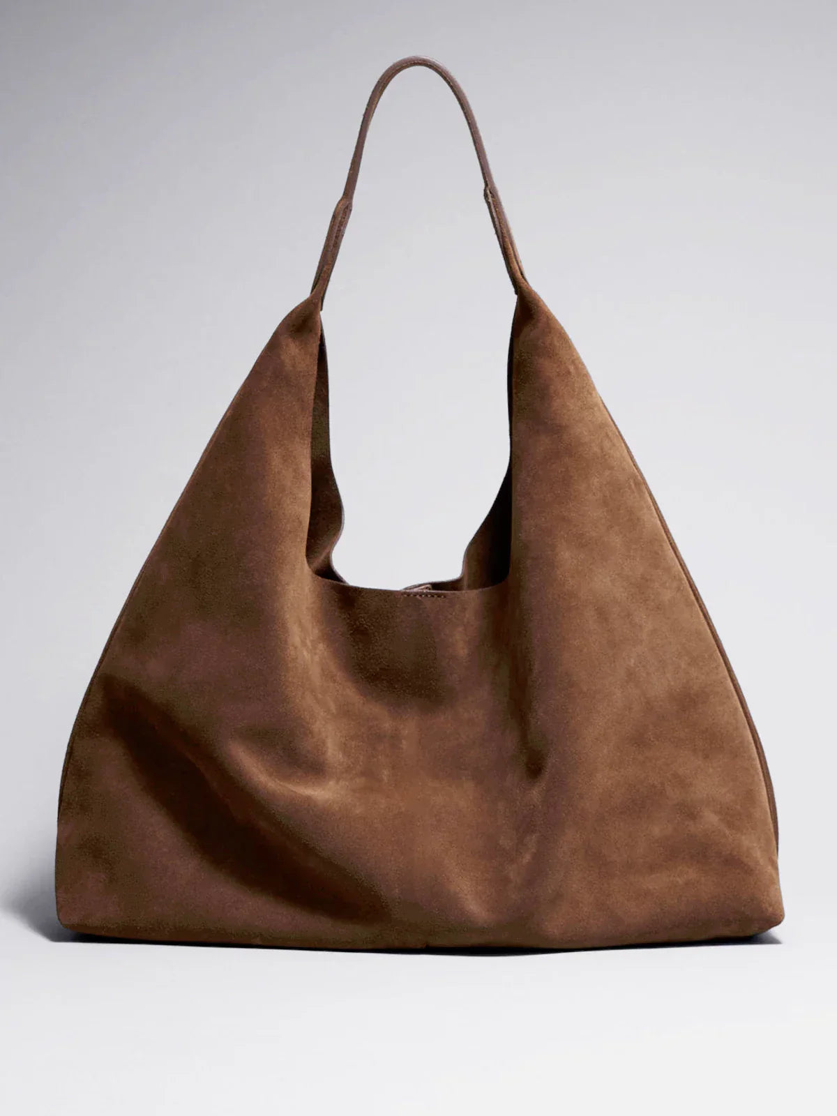 Luxurious Matte Suede Tote Bag