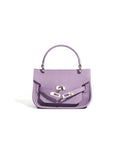 Double Buckle Metal Handheld Kelly Bag