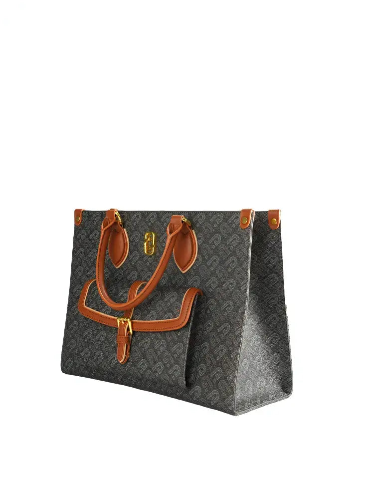 Urban Chic Oversized Letter Graphic Tote Bag