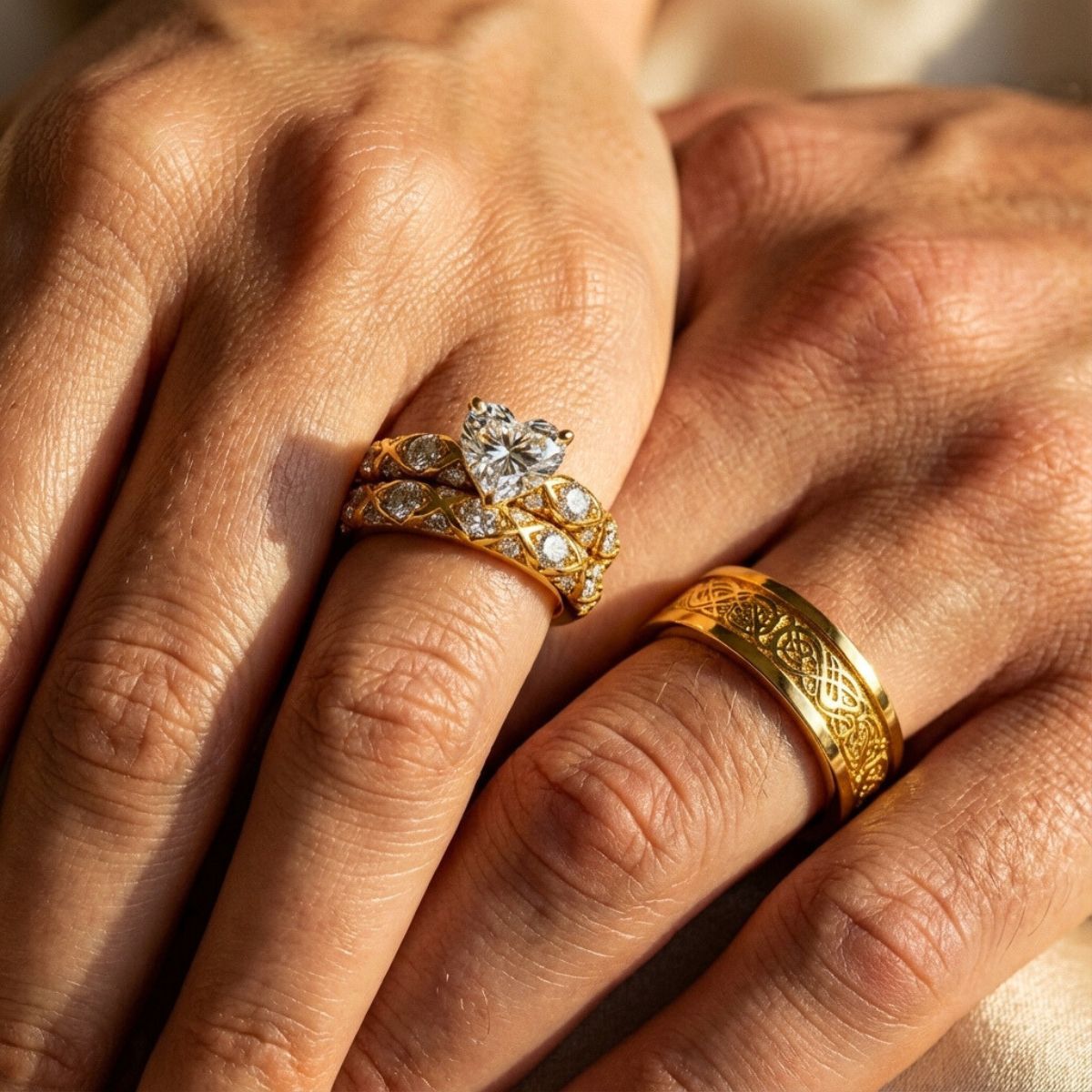 Celtic Dragon-Inspired Rings