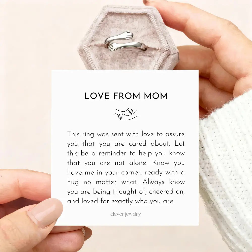 Mom's Embrace - Heartfelt Hug Ring