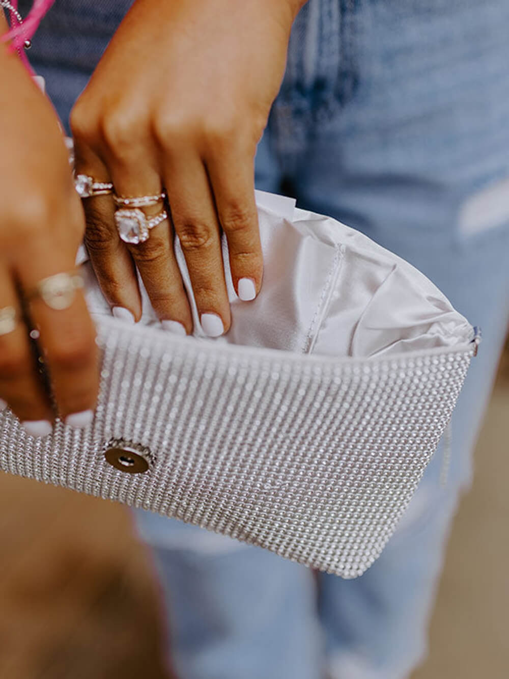 Rhinestone Clutch for VIP Parties