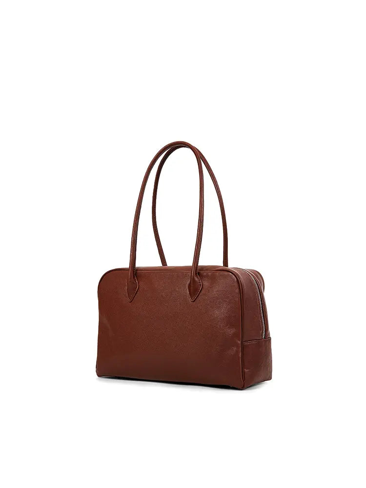 Vegetable-Tanned Leather Toast Box Bag