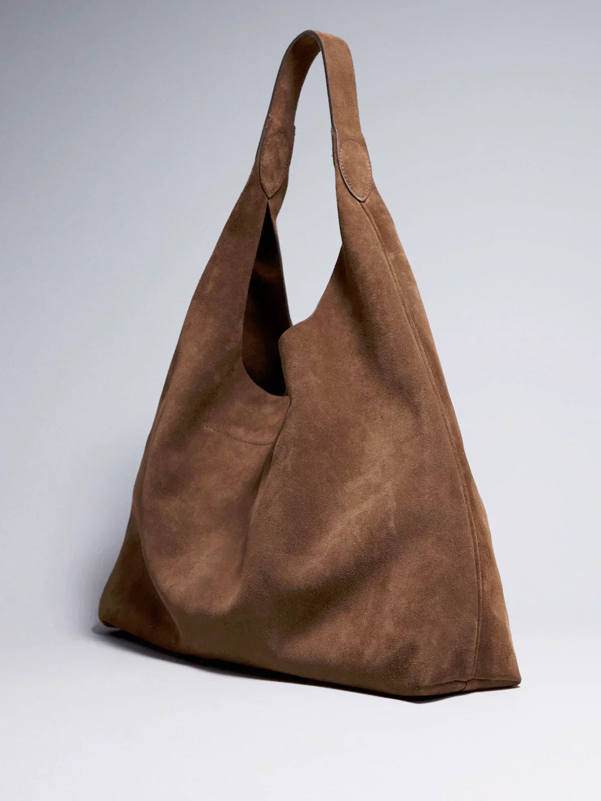 Luxurious Matte Suede Tote Bag