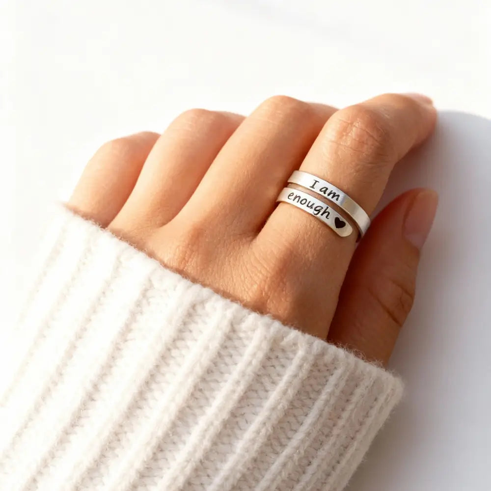 Empowerment Ring: I Am Enough